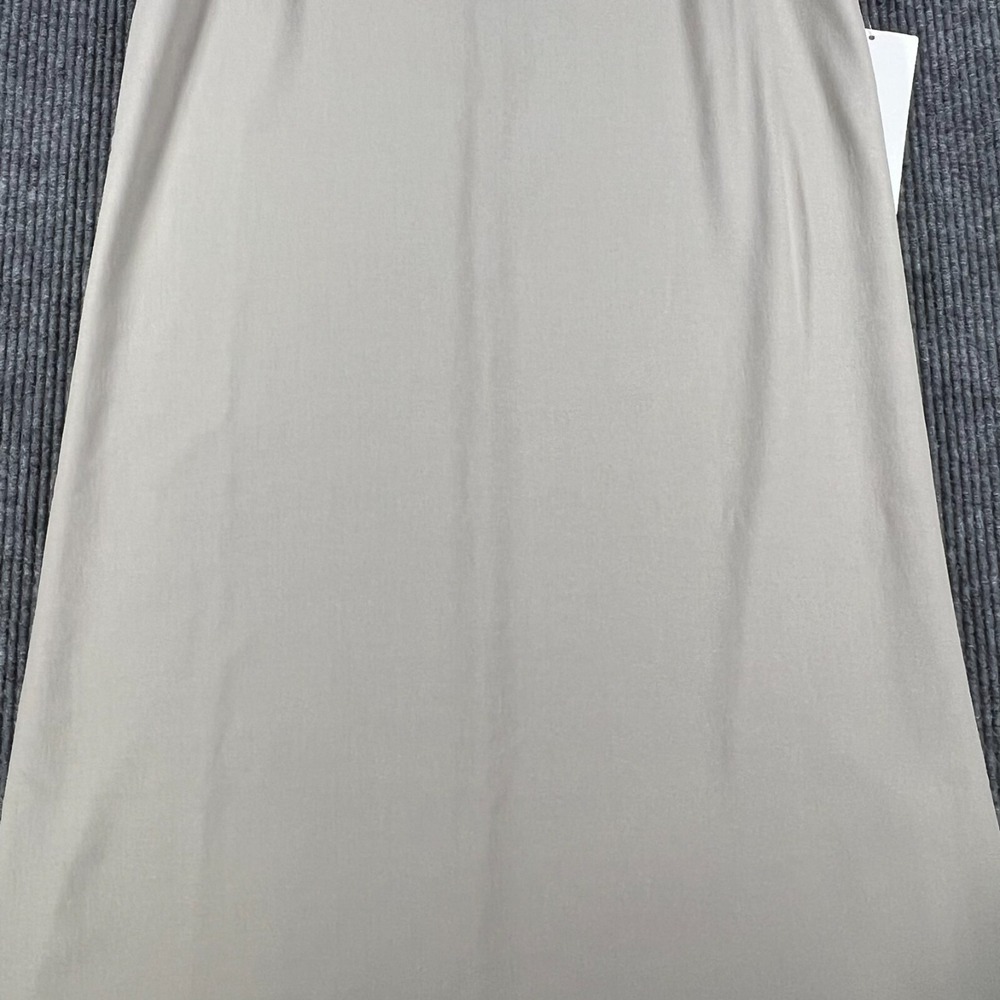 Lululemon V Neck Midi Dress Womens Size 10 Beige Casual Active Lightweight New - Picture 6 of 16
